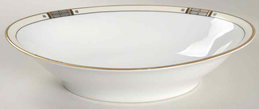 Platina 9" Oval Vegetable Bowl by Epiag-1