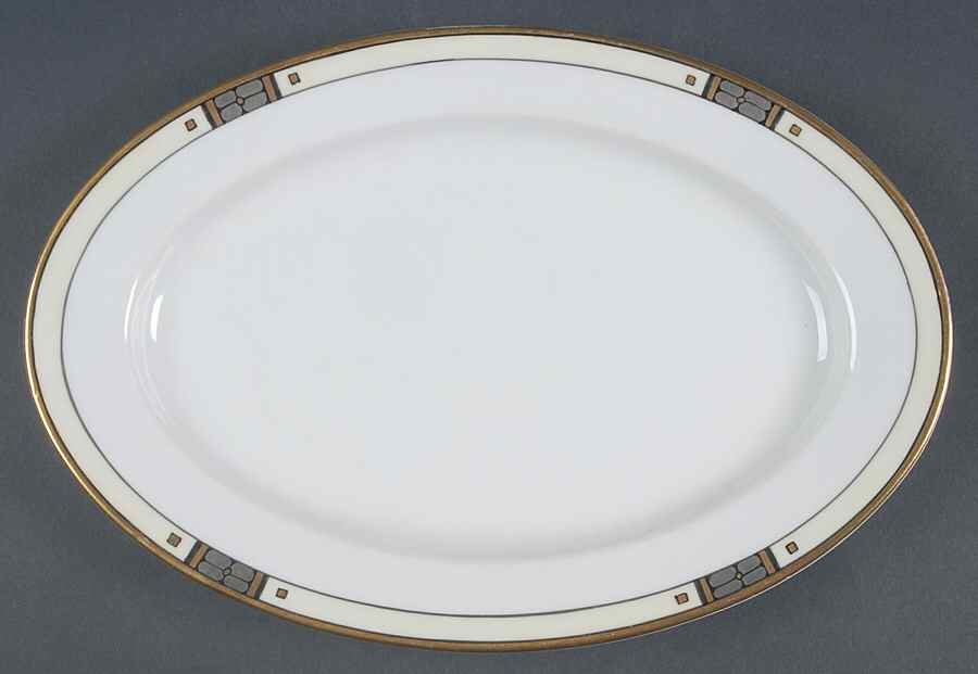 Platina 12" Oval Serving Platter by Epiag-1