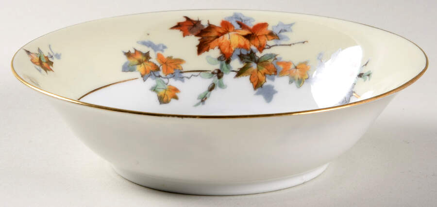 Silver Maple (Gold) Coupe Cereal Bowl by Epiag-1