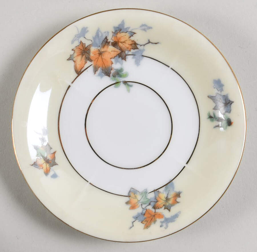 Silver Maple (Gold) Saucer for Demitasse Cup by Epiag-1