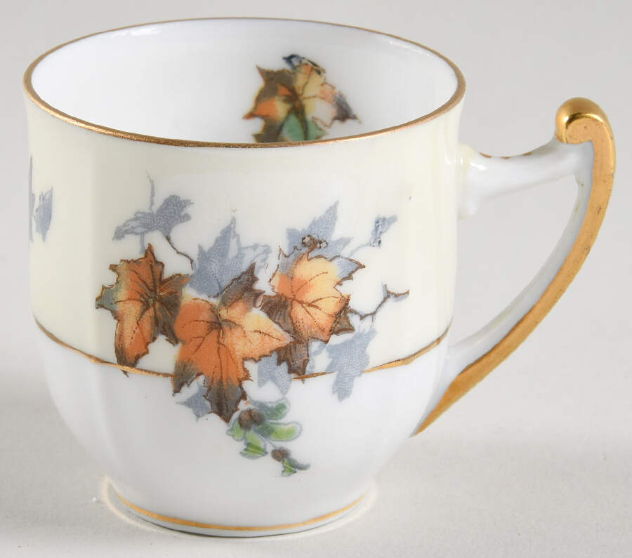Silver Maple (Gold) Flat Demitasse Cup by Epiag-1