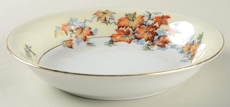Silver Maple (Gold) Coupe Soup Bowl by Epiag-1