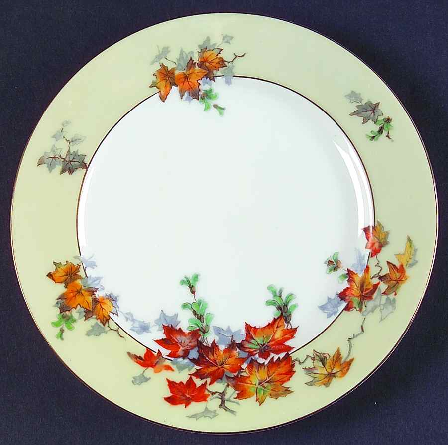 Silver Maple (Gold) Salad Plate by Epiag-1