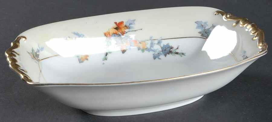 Silver Maple (Gold) 9" Oval Vegetable Bowl by Epiag-1