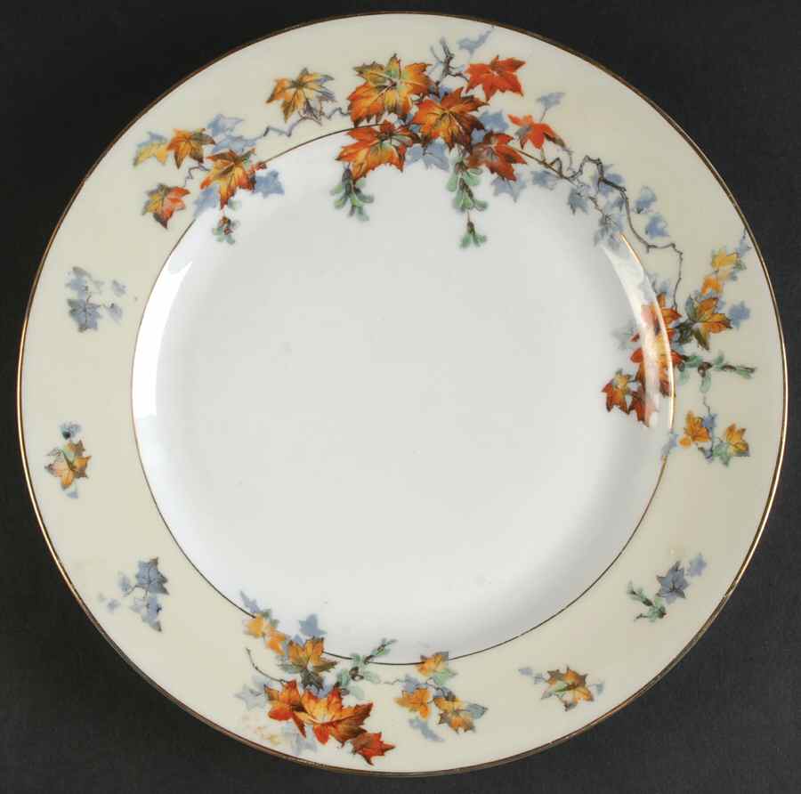Silver Maple (Gold) Dinner Plate by Epiag-1