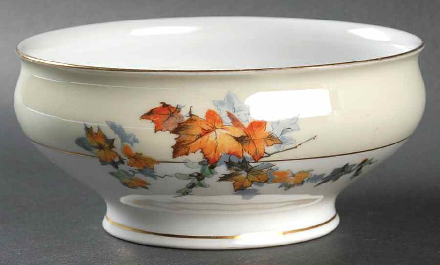 Silver Maple (Gold) Cranberry Bowl by Epiag-1
