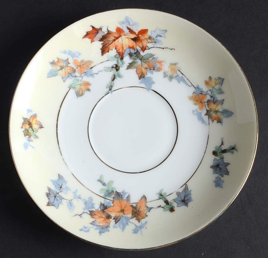 Silver Maple (Gold) Saucer for Flat Cup by Epiag-1