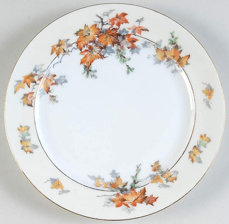 Silver Maple (Gold) Luncheon Plate by Epiag-1