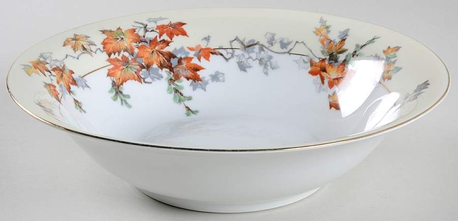 Silver Maple (Gold) 9" Round Vegetable Bowl by Epiag-1