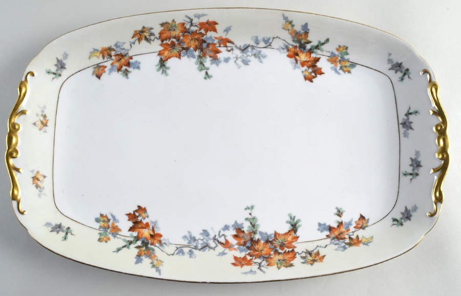 Silver Maple (Platinum) 16" Oval Serving Platter by Epiag-1