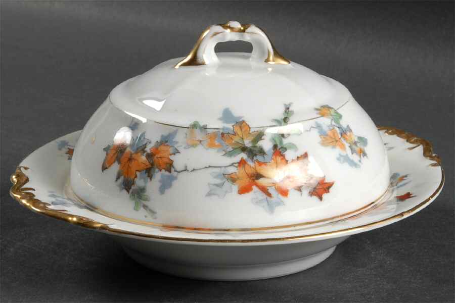 Silver Maple Round Covered Butter by Epiag-1