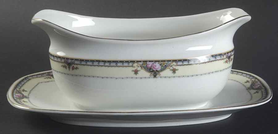 Warren Gravy Boat with Attached Underplate by Epiag-1