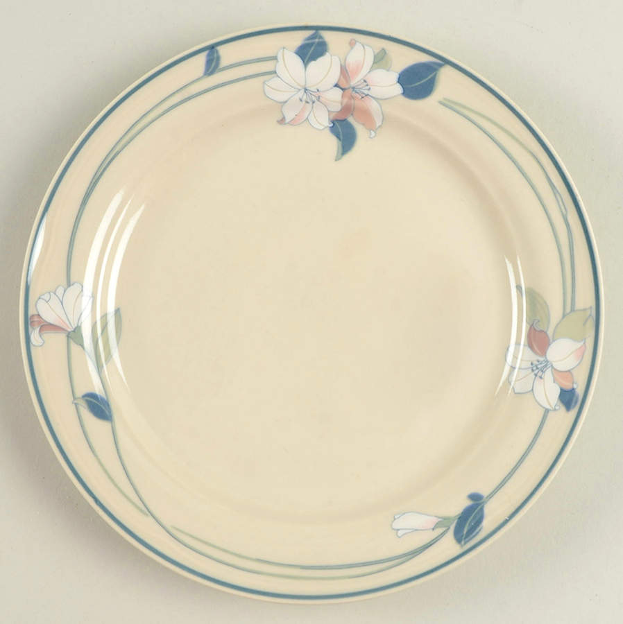 Apple Blossom (Smooth Edge) Salad Plate by Epoch-1