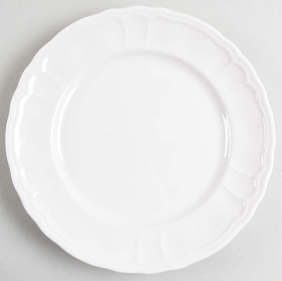 Baroque White 12" Chop Plate (Round Platter) by Epoch-1