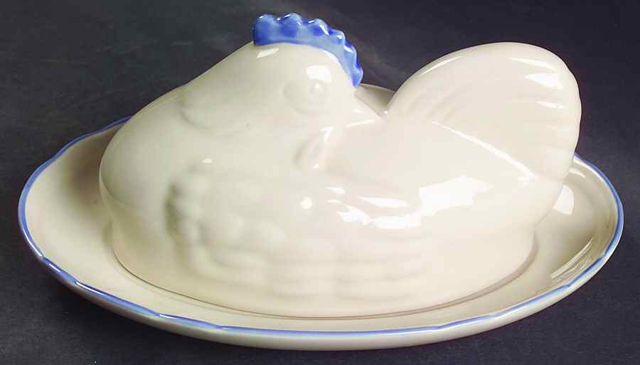 Berry Grove 1/4 Pound Figural Covered Butter by Epoch-1