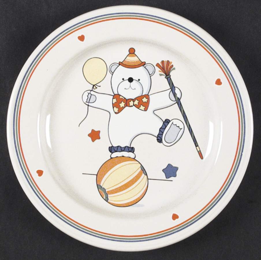 Circus Bear Child's Plate by Epoch-1