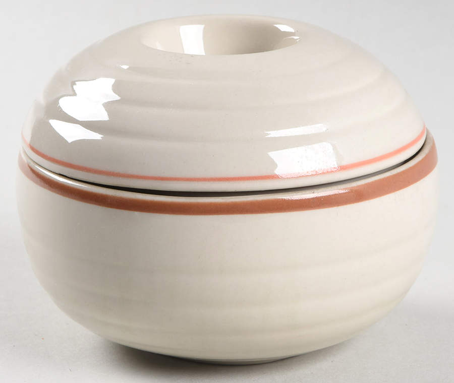 Country Crewel Sugar Bowl & Lid by Epoch-1