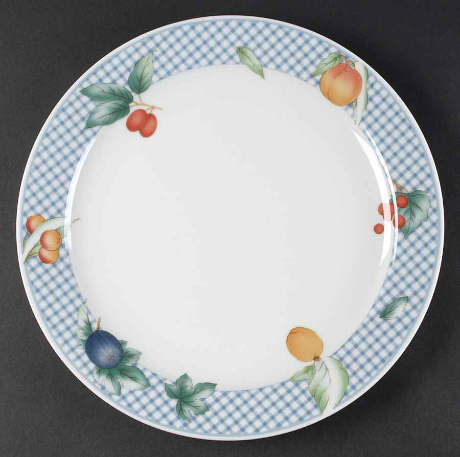 Country Gingham 12" Chop Plate (Round Platter) by Epoch-1