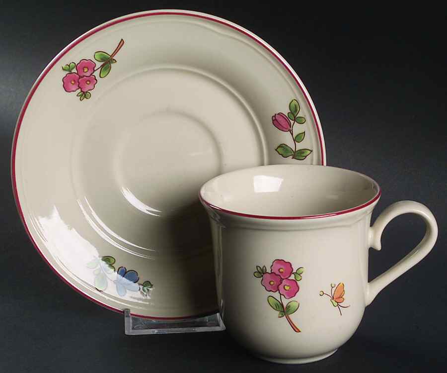 Eppingham Flat Cup & Saucer Set by Epoch-1