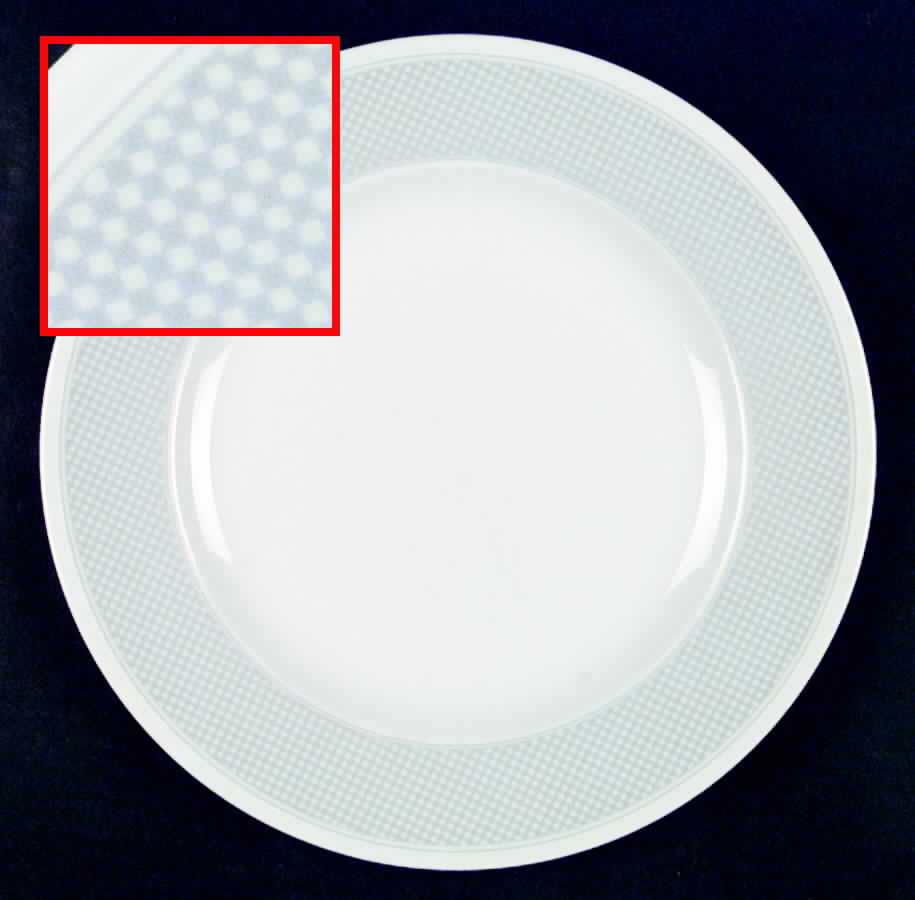 Frosty Blue Dinner Plate by Epoch-1