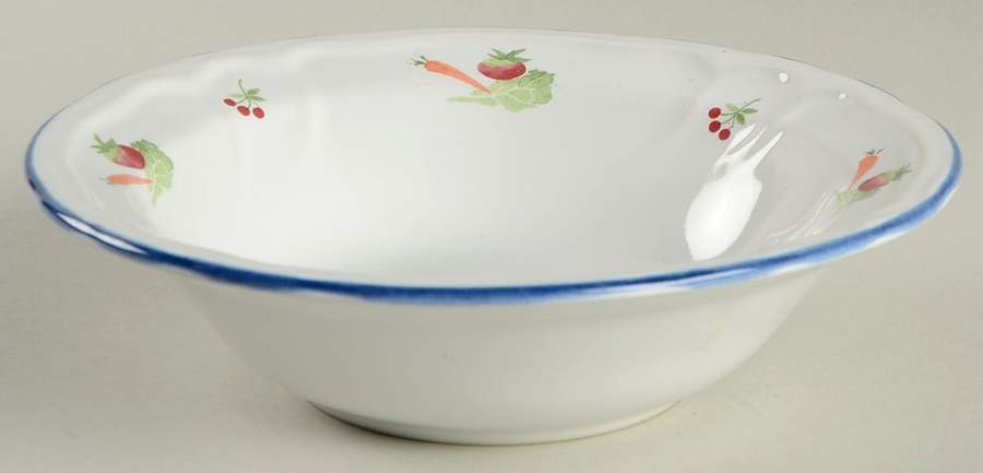 Garden Delight Rim Cereal Bowl by Epoch-1