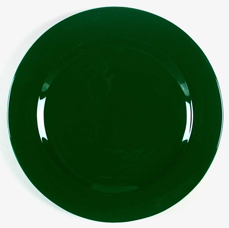 Hunter Green Service Plate (Charger) by Epoch-1