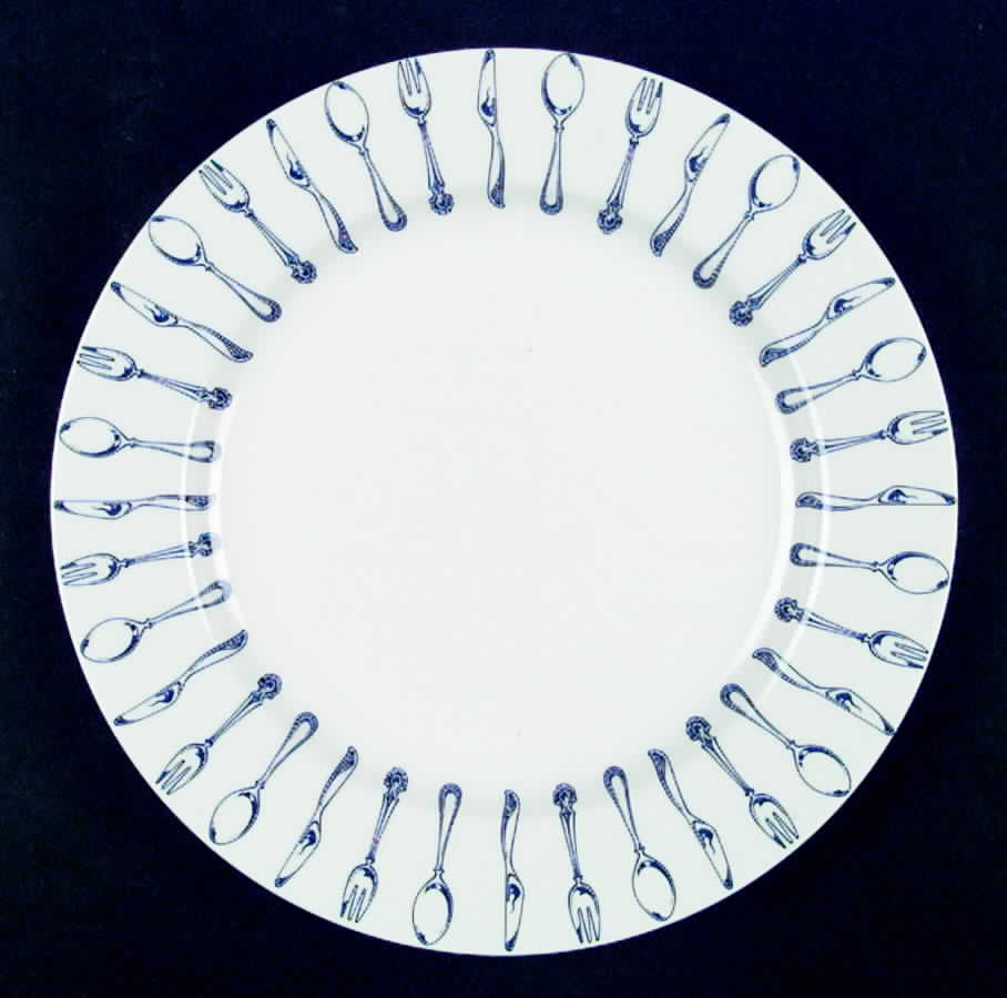 Knife and Fork Dinner Plate by Epoch-1