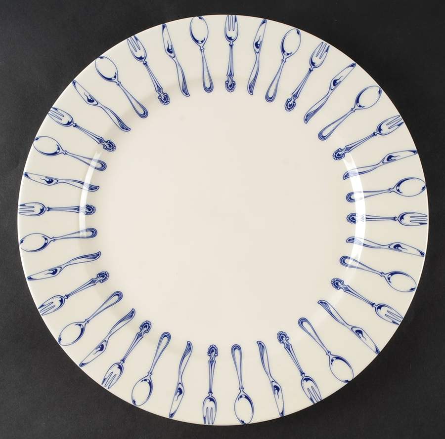 Knife and Fork 12" Chop Plate (Round Platter) by Epoch-1