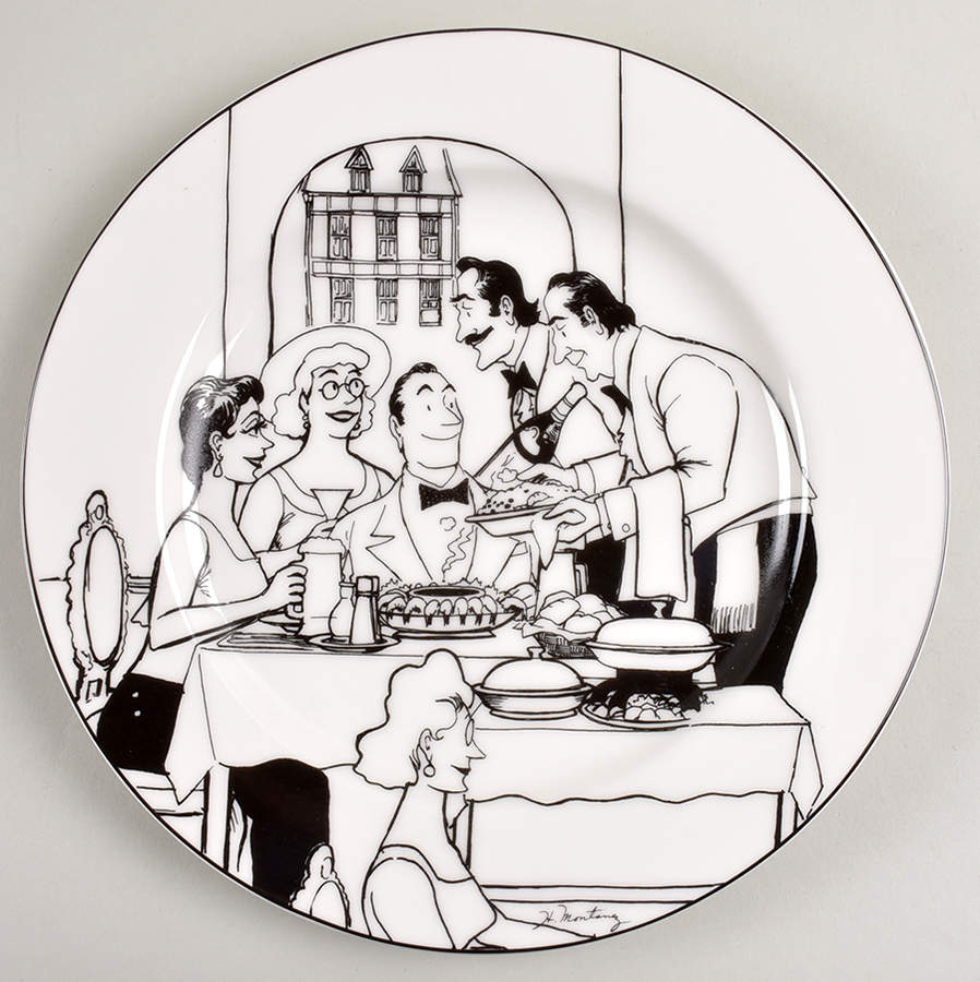Le Restaurant Dinner Plate by Epoch-1