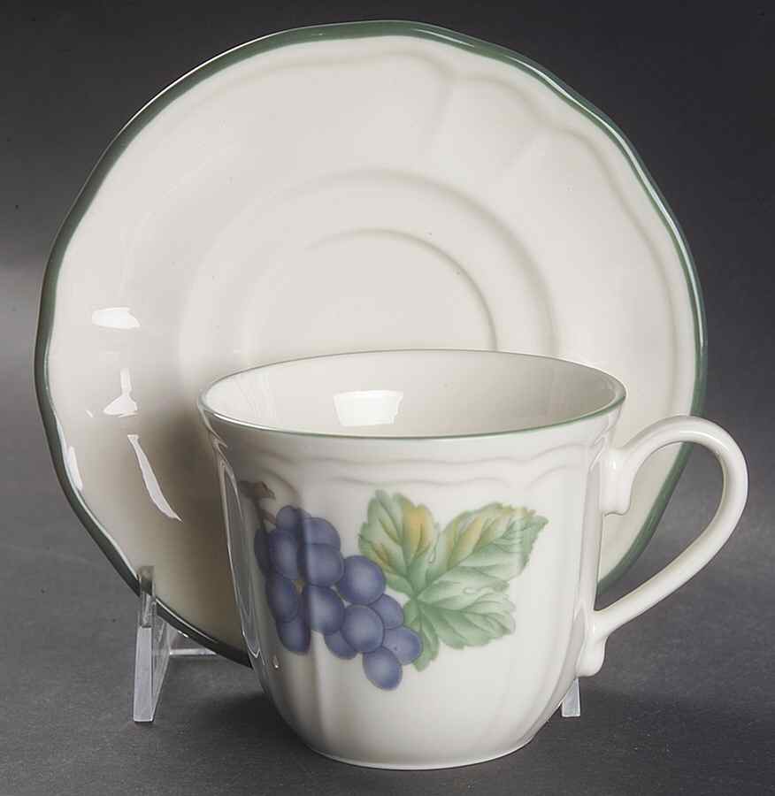 Market Day Flat Cup & Saucer Set by Epoch-1