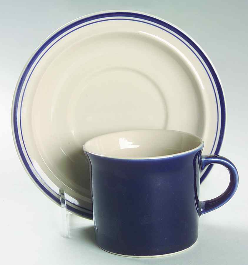 Marseilles Flat Cup & Saucer Set by Epoch-1