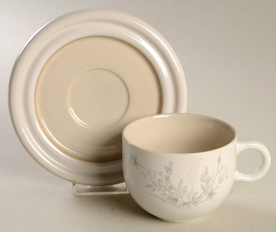 Meadow Glen Flat Cup & Saucer Set by Epoch-1