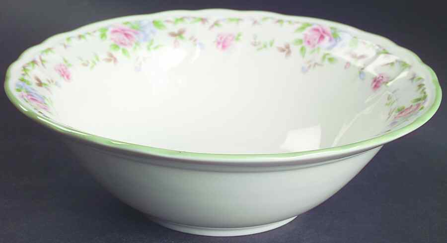 Morning Rose 9" Round Vegetable Bowl by Epoch-1