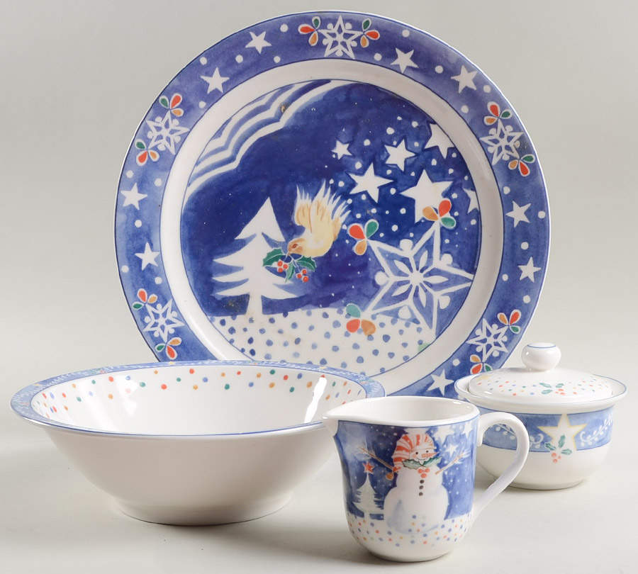 Mr Snowman 5 Piece Hostess Set by Epoch-1