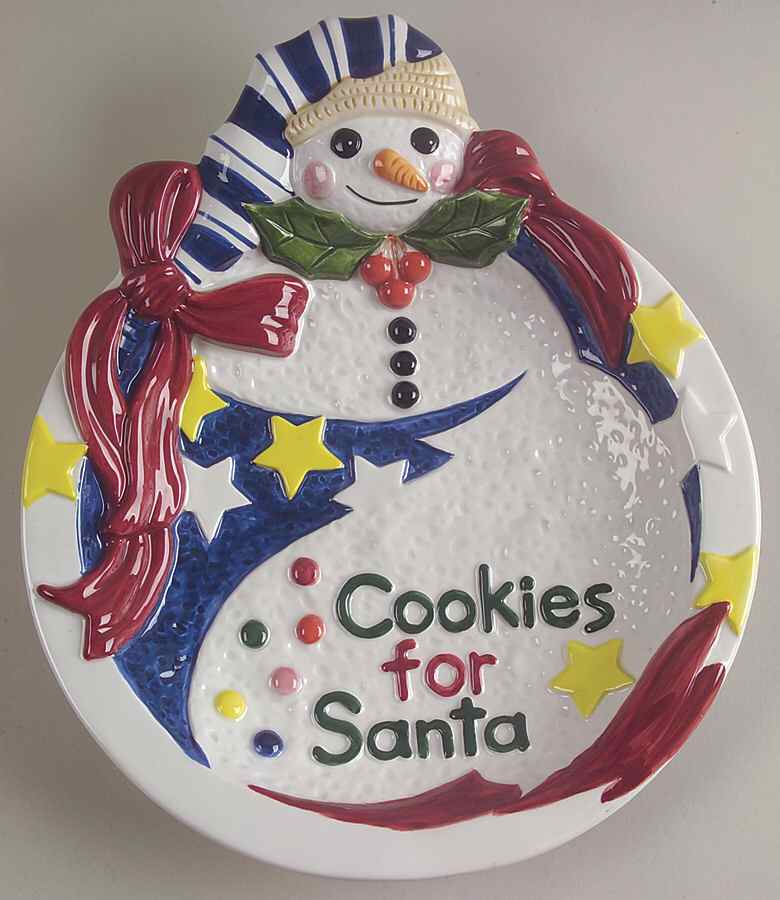 Mr Snowman Cookie Plate by Epoch-1