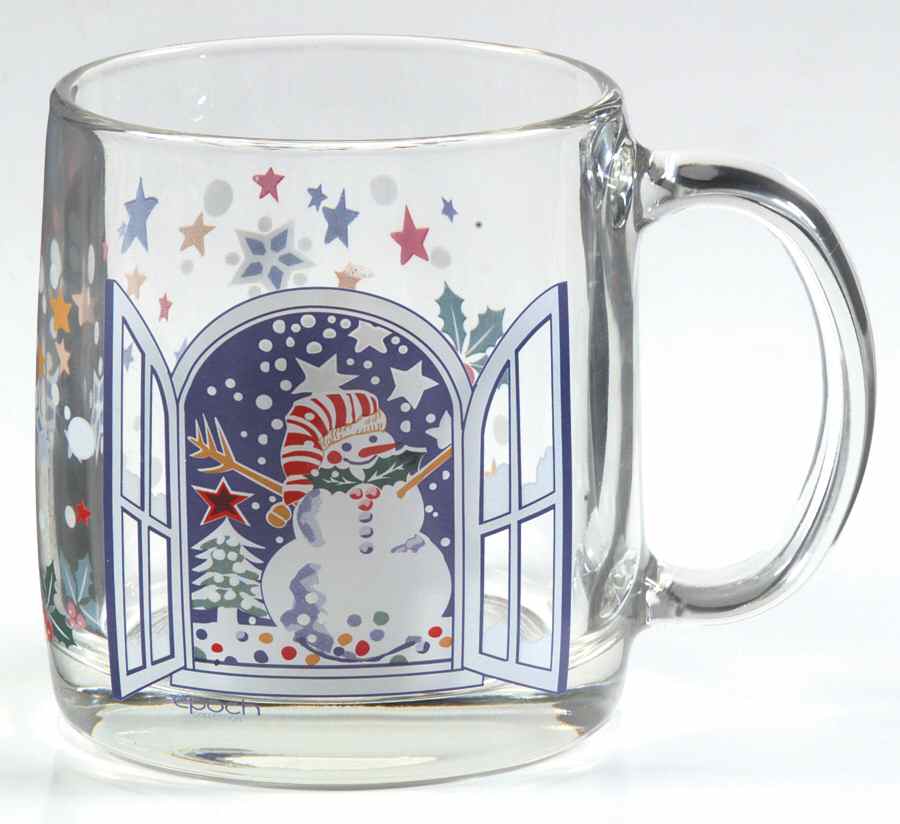 Mr Snowman Glassware Mug by Epoch-1