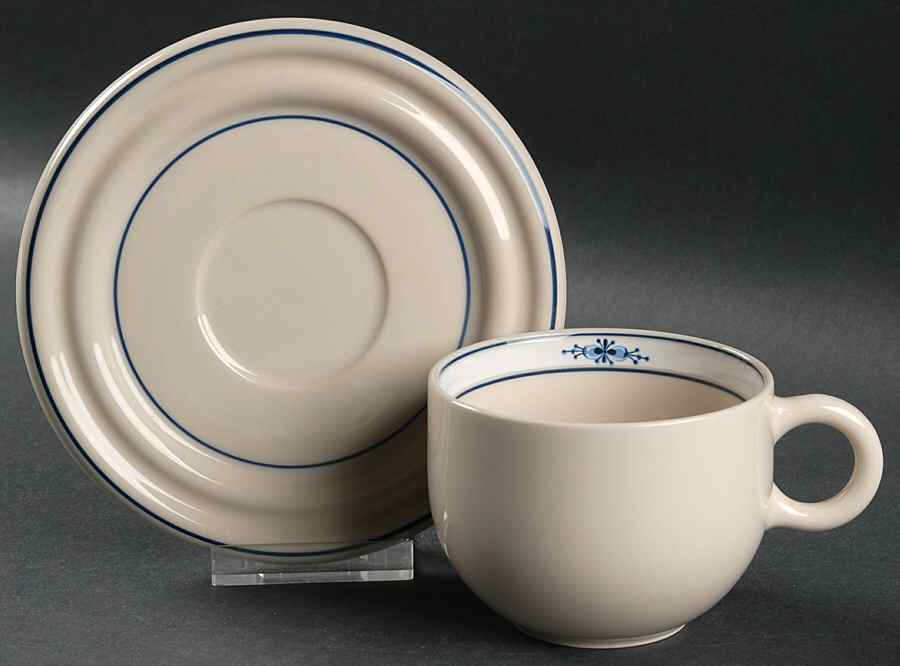 New Stockholm Flat Cup & Saucer Set by Epoch-1