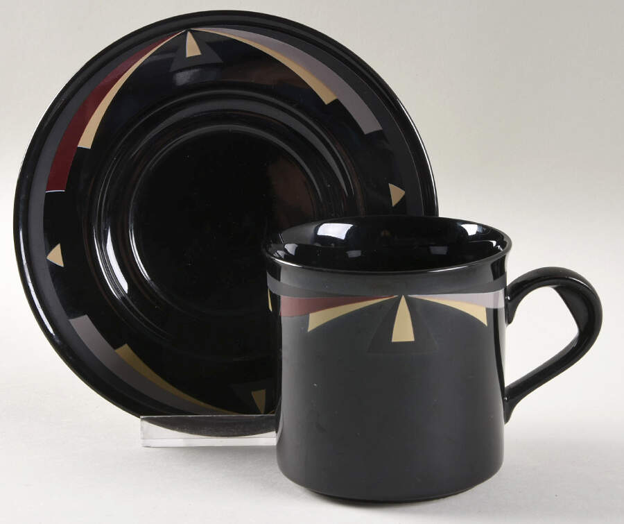 Pegasus Flat Cup & Saucer Set by Epoch-1