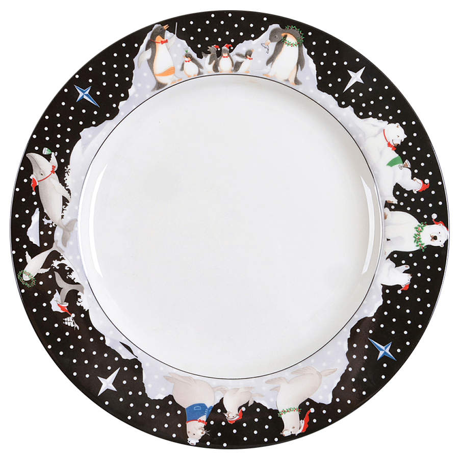 Polar Party Dinner Plate by Epoch-1