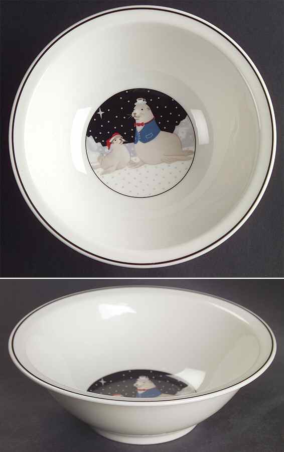 Polar Party Rim Cereal Bowl by Epoch-1