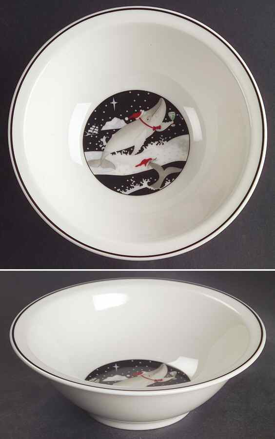 Polar Party Rim Cereal Bowl by Epoch-1