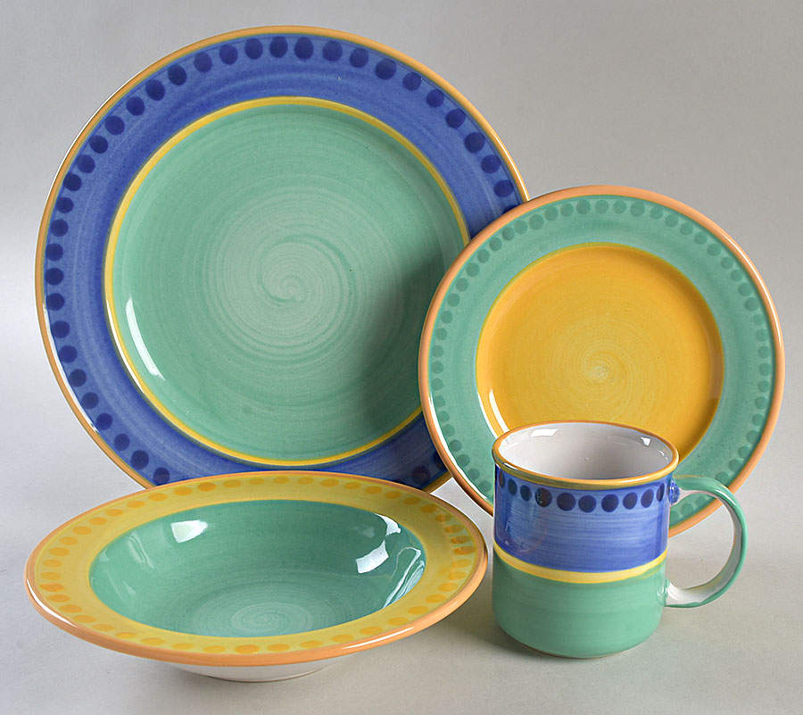 Potter's Wheel 4 Piece Place Setting by Epoch-1