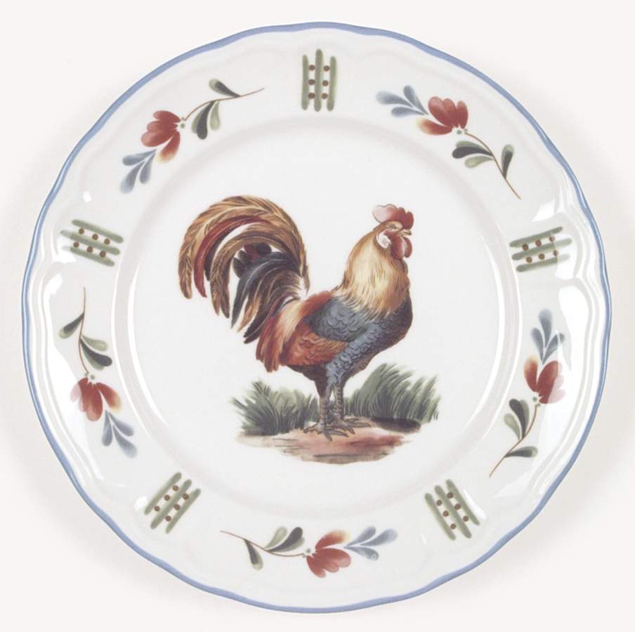 Red Rooster Dinner Plate by Epoch-1