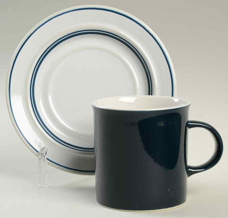 Rosette Flat Cup & Saucer Set by Epoch-1