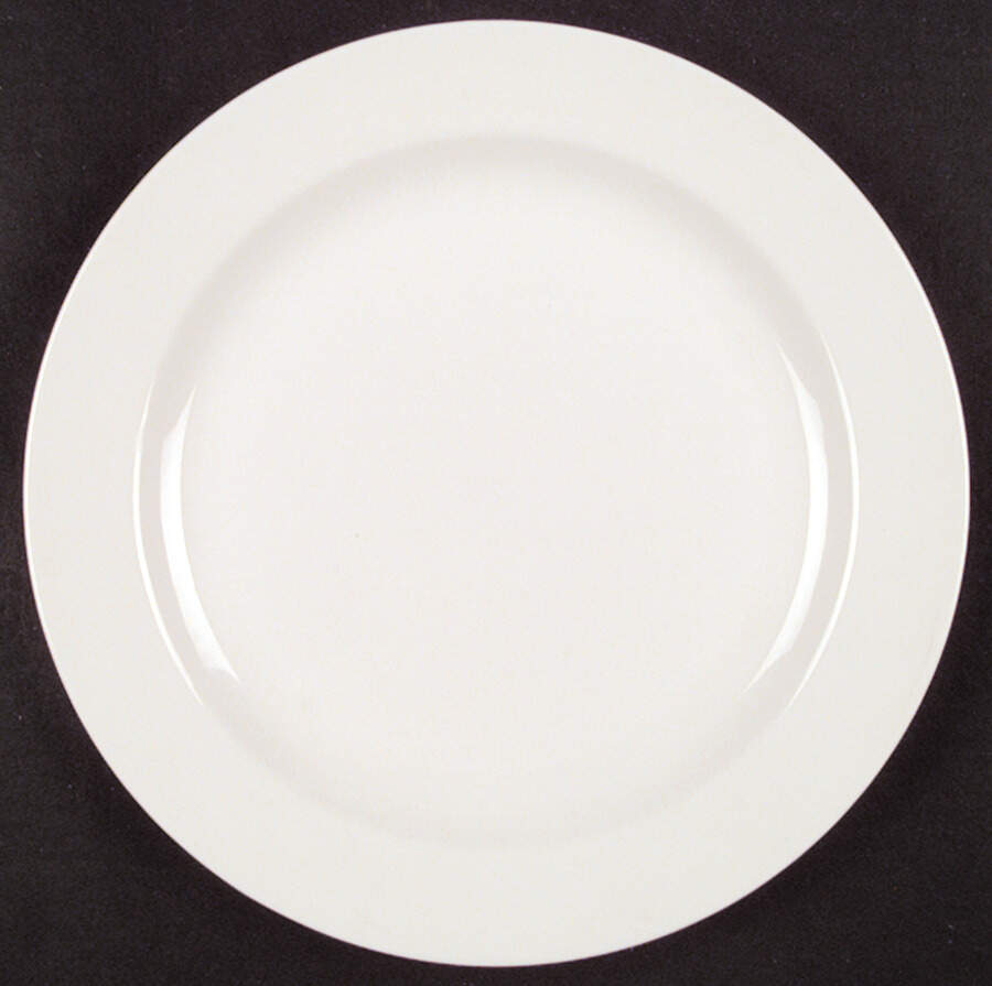 Simplicity White Dinner Plate by Epoch-1