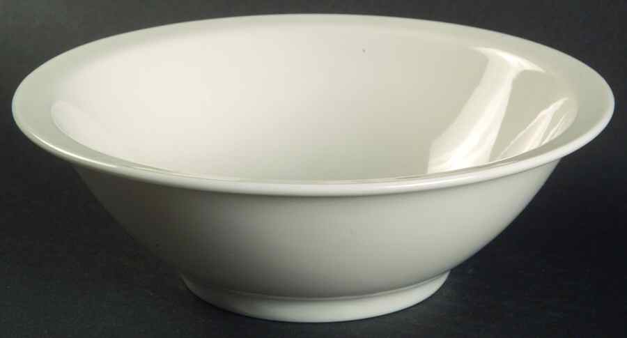 Simplicity White Rim Cereal Bowl by Epoch-1