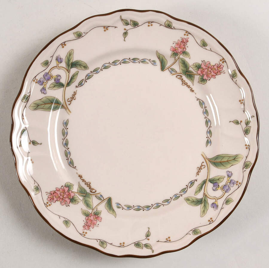 Spice Blossoms Salad Plate by Epoch-1