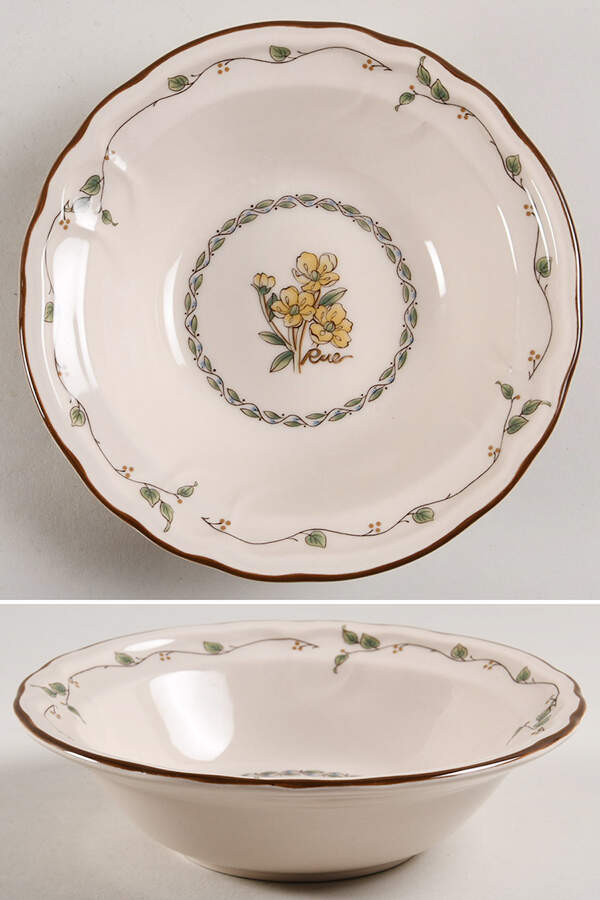 Spice Blossoms Coupe Cereal Bowl by Epoch-1