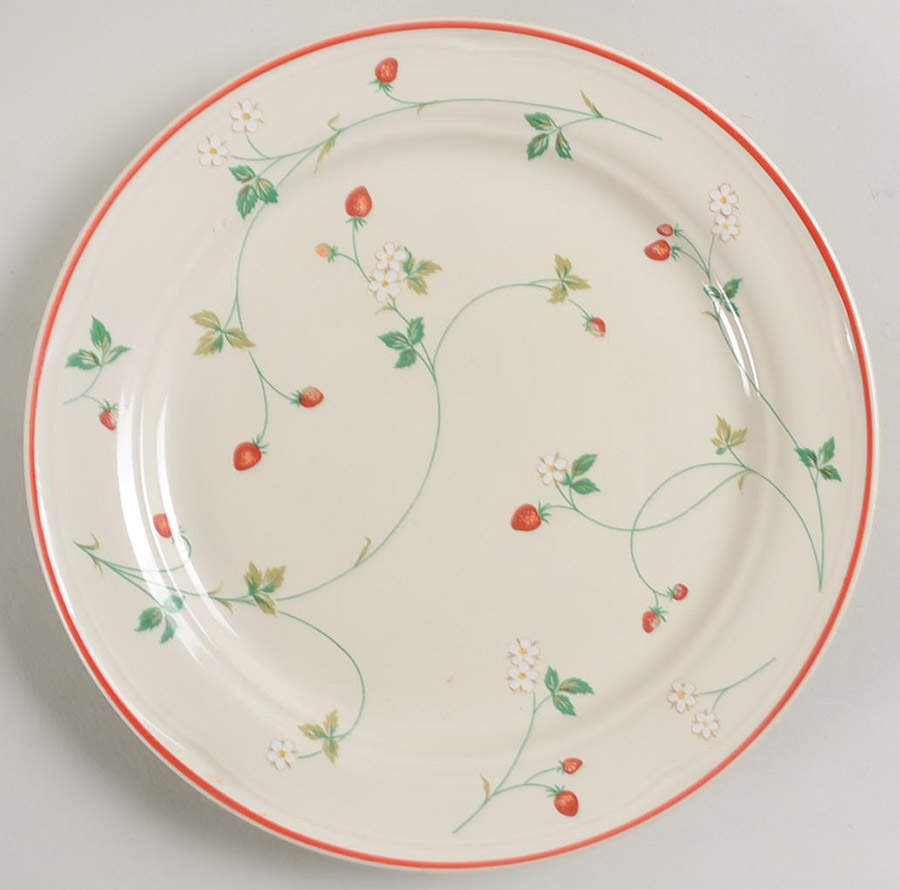 Strawberry Time Salad Plate by Epoch-1