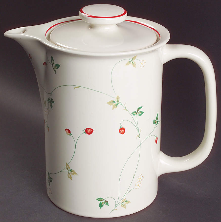 Strawberry Time Coffee Pot & Lid by Epoch-1